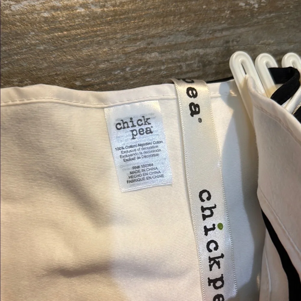 Chick Pea White and Black Bibs Set Adventure Collection
